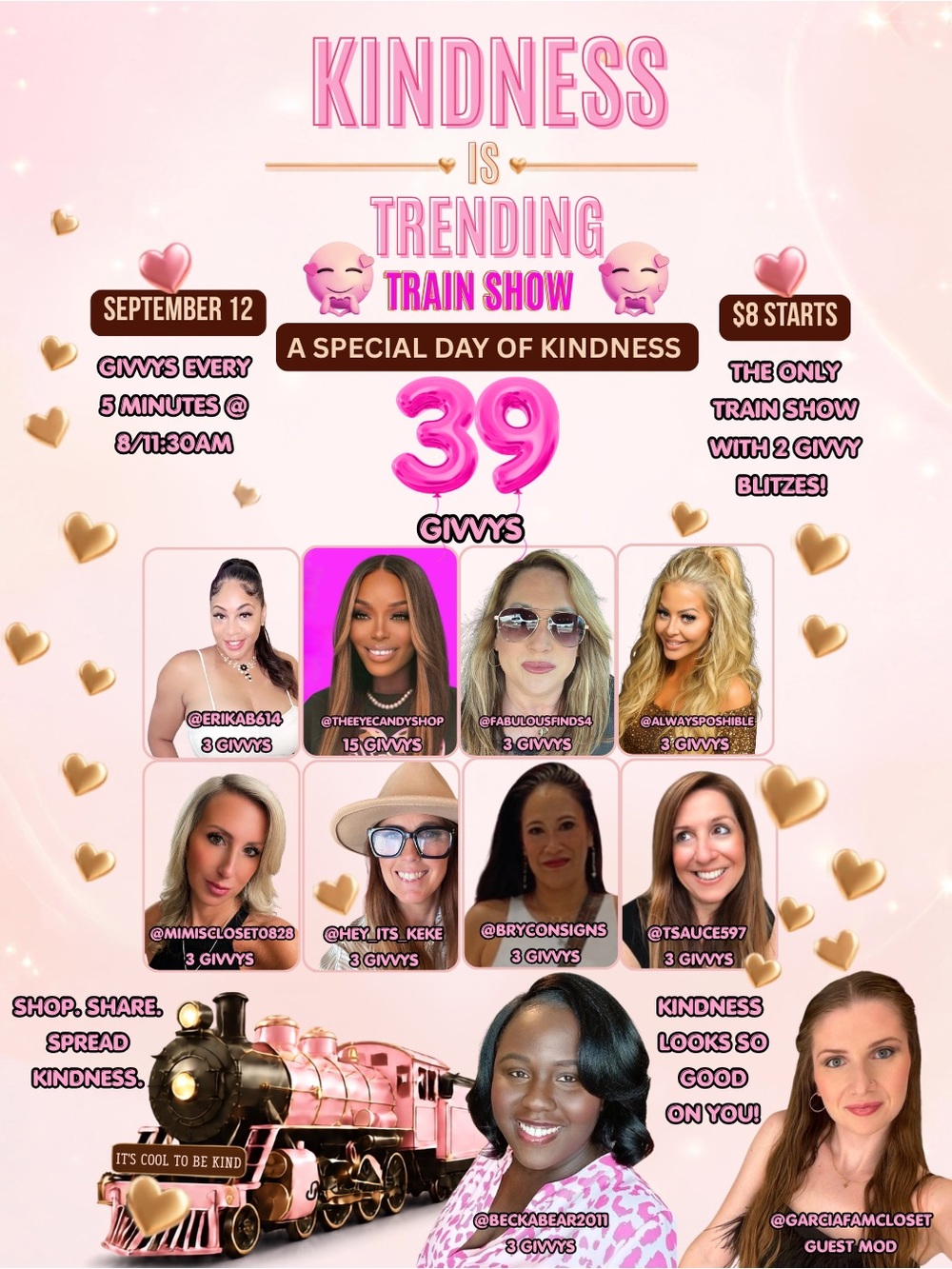 Kindness Is Trending Train Show: A Special Day of Kindness Sat Sept 12 2026